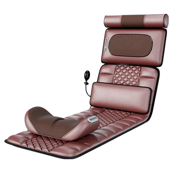 굿럭바디 접어서 보관할수 있는 가죽 안마매트 마사지기