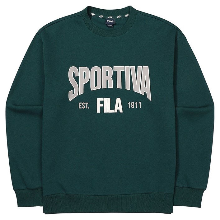 휠라 남녀공용 그래픽 맨투맨 FS2POF3108X