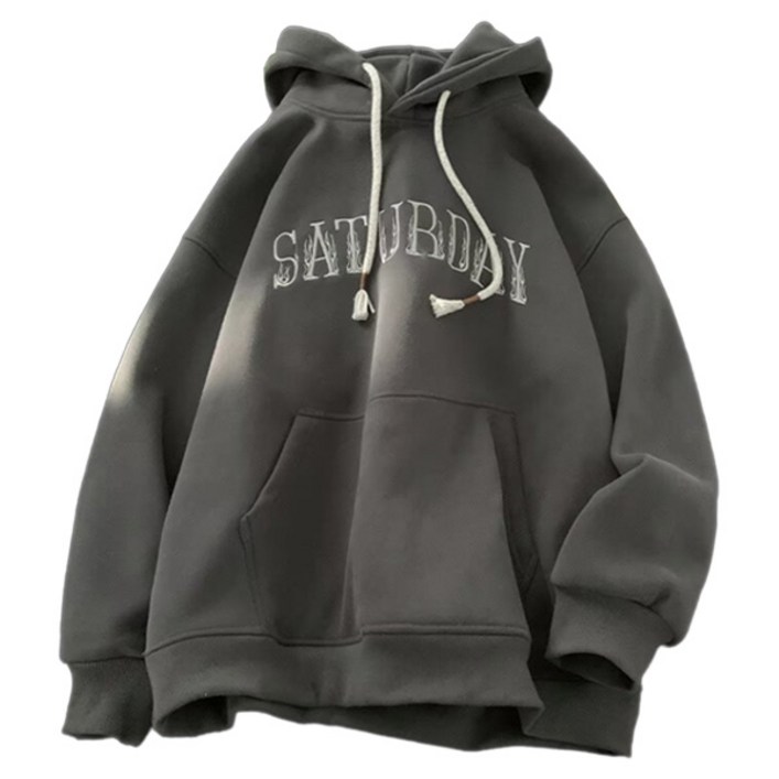 제이티엘 올데이 레터링 스트릿 패션 후드티