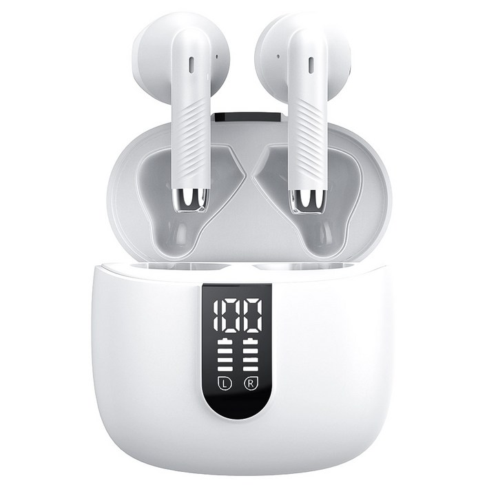 에이투 무선 5.3 블루투스 이어폰, ATWO EAR 3 AE, 블랙 화이트 에이투 무선 5.3 블루투스 이어폰, ATWO EAR 3 AE, 블랙 화이트