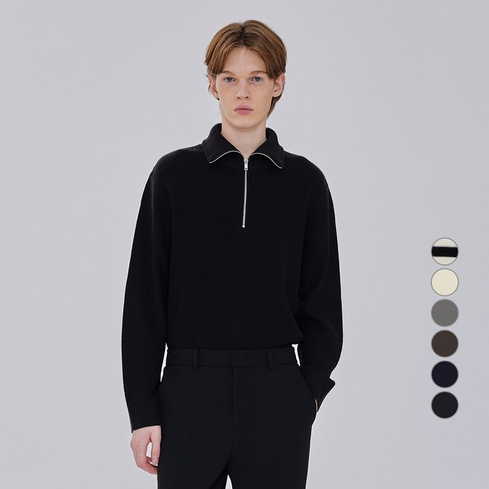 마인드브릿지 남녀공용 하프집업 니트 MAKT71A1