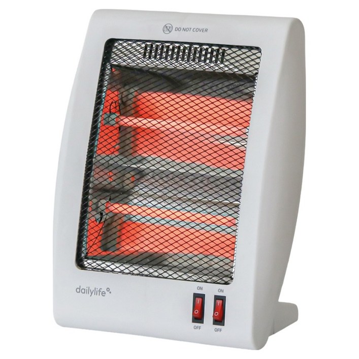 델라이프 2단 쿼츠 히터, DHBH26, 화이트