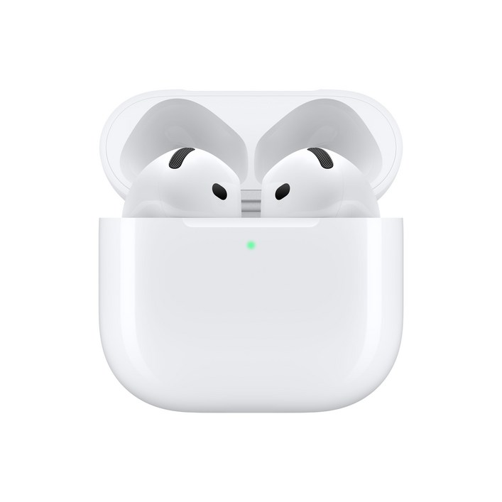 Apple 2024 에어팟 4세대 액티브 노이즈 캔슬링 블루투스 이어폰, MXP93KH/A, 화이트