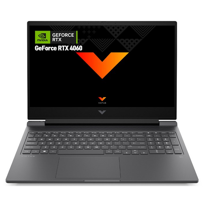 HP 2024 빅터스 16 16.1 라이젠7 라이젠 8000시리즈 지포스 RTX 4060, MicaSilver, 512GB, 16GB, Free DOS, HP Victus 16s1037AX