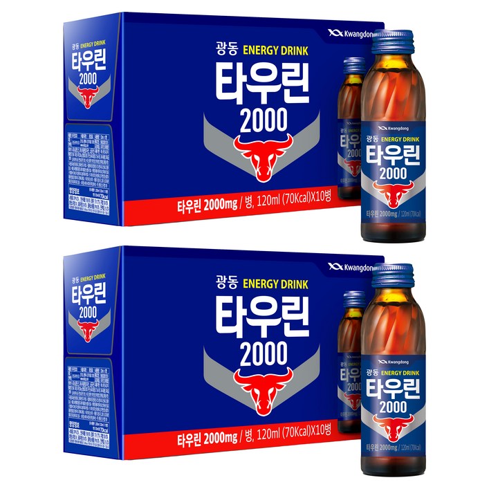 광동제약 타우린 2000, 120ml, 20개
