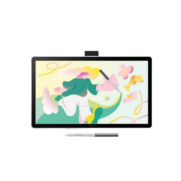 와콤 원 14 액정타블렛 DTC141, DTC141, 화이트