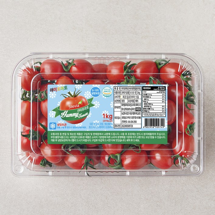 야미 스테비아 대추방울토마토, 1kg, 1개
