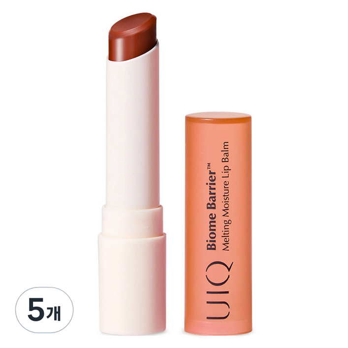 유이크 바이옴 베리어 멜팅 모이스처 립밤, 5개, 3.2g, 코랄 브리즈