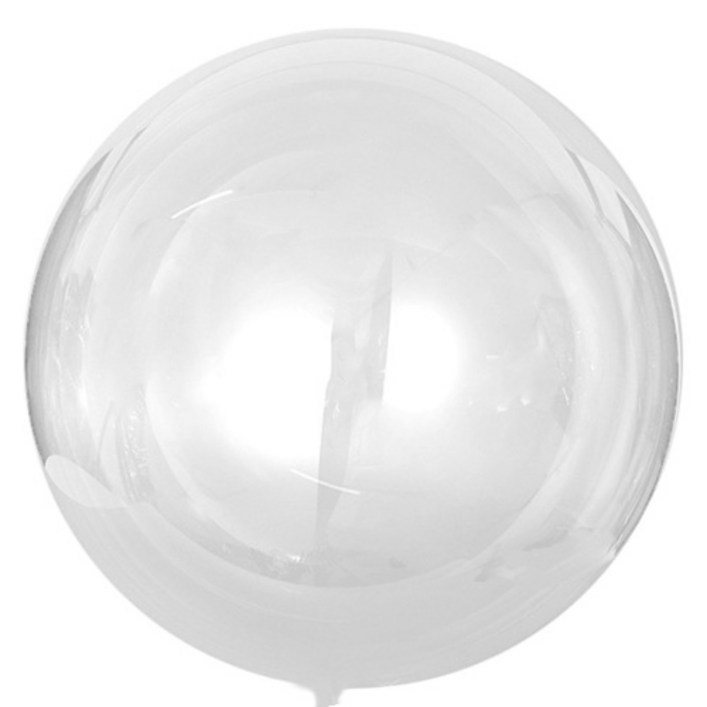 이모쿠비 투명 버블 풍선 PVC 클리어 90cm, 투명, 10개