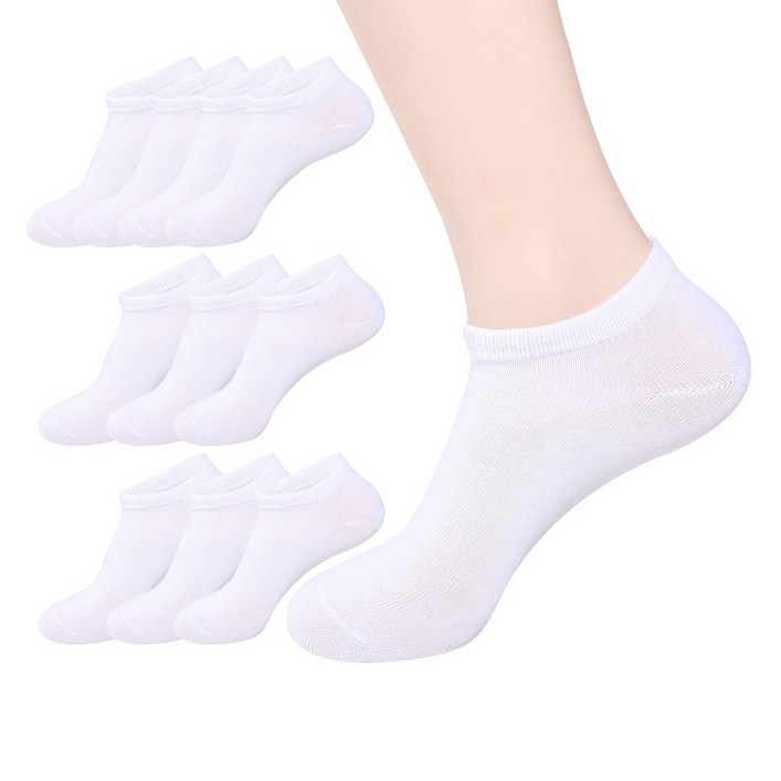 두발로 남성용 프리미엄 스니커즈 발목 양말 10켤레