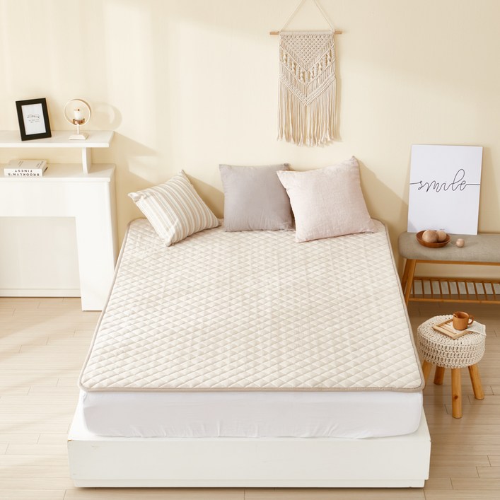 더안 EMF 극세사 탄소매트 전기요 JJ3200, 퀸150 x 200 cm