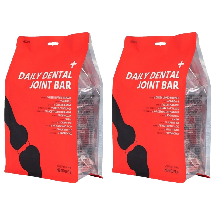 메디코펫 데일리 덴탈 조인트 바 강아지 간식 14p, 오리, 224g, 2개