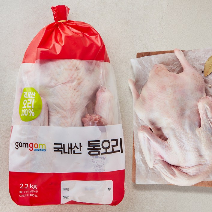 곰곰 국내산 통오리 냉장