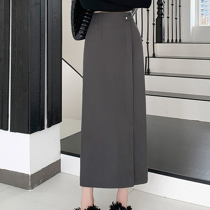 비비에모 베르나 정장 일자 롱 스커트 11565