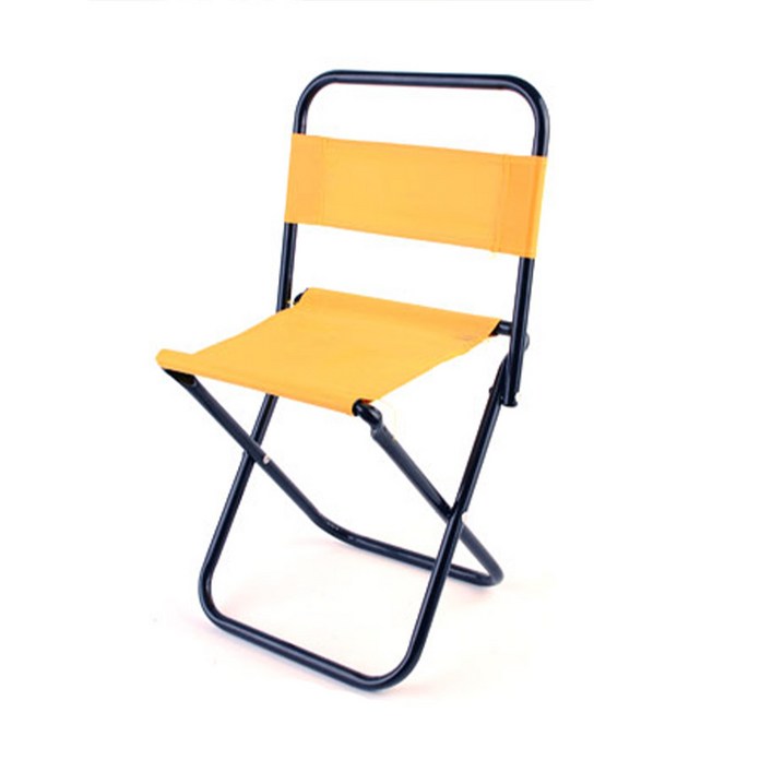 로이마스터 휴대용 사각 접이식 의자 등받이형, 랜덤발송, 1개 - 쇼핑앤샵