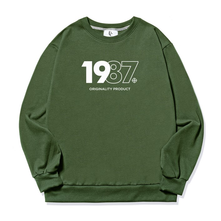 팀스핏 남성용 1987 오리지널리티 고중량 맨투맨 티셔츠