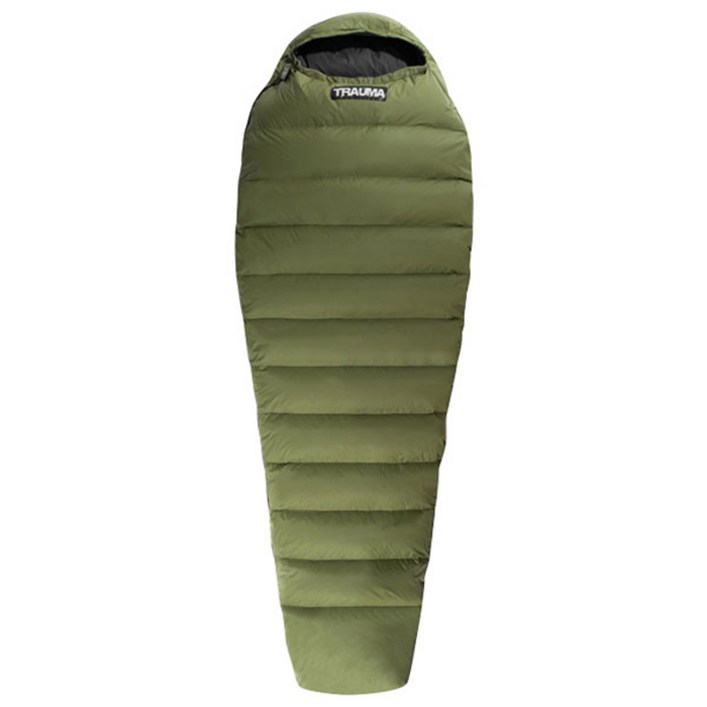 트라우마 알파인 450D 침낭, 카키, 1개