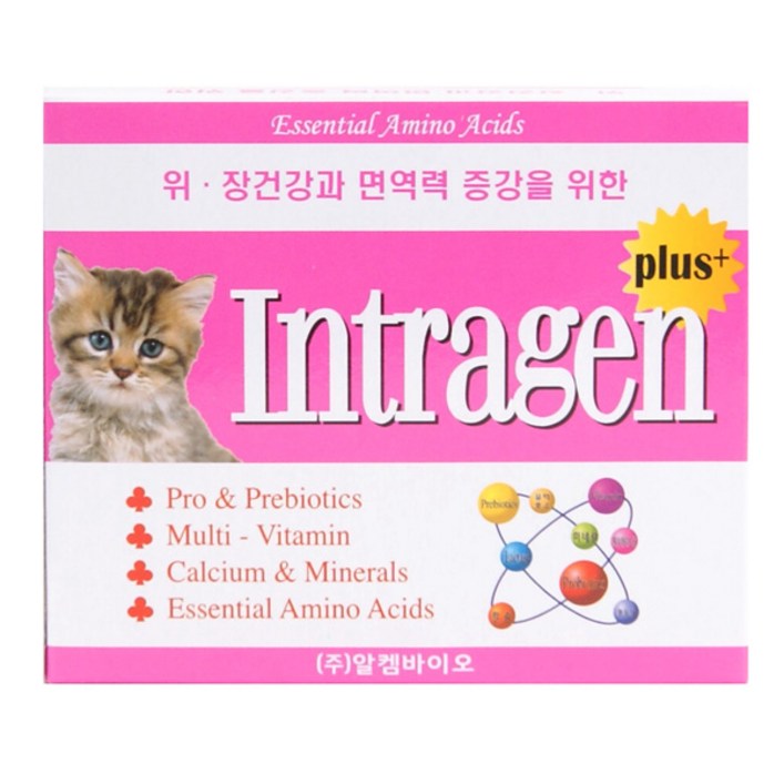 인트라젠 고양이유산균 변비약 영양제 30p 종합영양제 - 쇼핑앤샵
