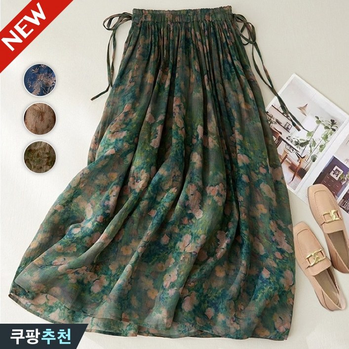 고품질 80kg까지 여성 핏 예쁜 플라워 린넨 맥시 밴딩 스커트 여름 날씬해보이는 신상 빅사이즈 프린트 면마 하이웨이스트 큰옷 중년 엄마 우아한 단아한 브라운 a라인 롱 치마 고품질 80kg까지 여성 핏 예쁜 플라워 린넨 맥시 밴딩 스커트 여름 날씬해보이는 신상 빅사이즈 프린트 면마 하이웨이스트 큰옷 중년 엄마 우아한 단아한 브라운 a라인 롱 치마