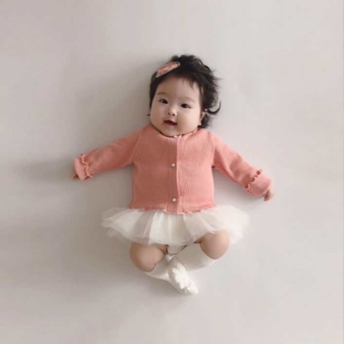 [출산백일선물] 우이동금손 뉴발레리나수트 가디건 4종세트 (포장+쇼핑백동봉)