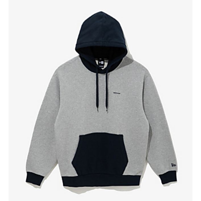 뉴에라 후드티 오리지네이터스 컬러 블록 후드 헤더 그레이  14741986