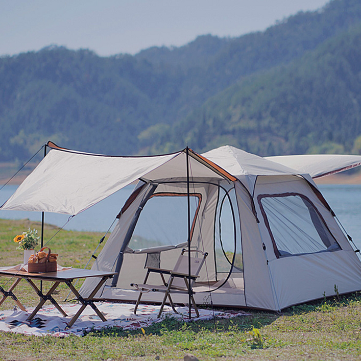 복나이트 캠핑텐트 원터치텐트 방수 차양텐트 돔텐트 텐트추천 운무재 34인