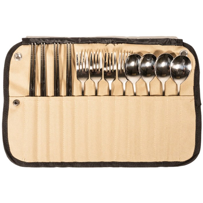 마스프렌즈 캠핑 커트러리 파우치 수저 가방