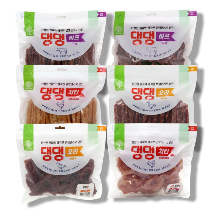 더내추럴 댕댕 대용량 강아지 간식 건조간식/육포, 숯불치킨링, 600g, 1개