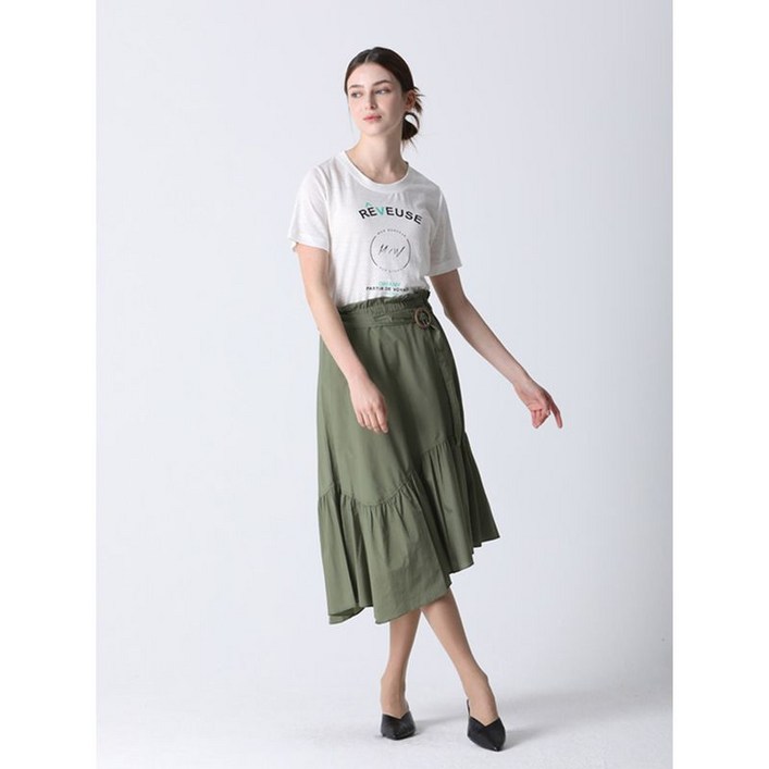 이앤씨 언발란스 롱 스커트  택가격 169000원