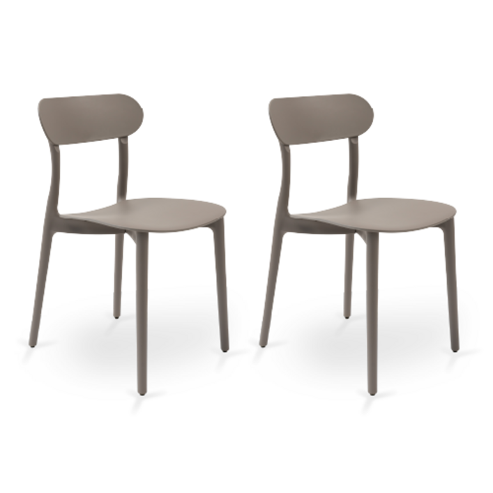 메이체어 인테리어 파스텔 카페 디자인 의자 2개, 애쉬브라운