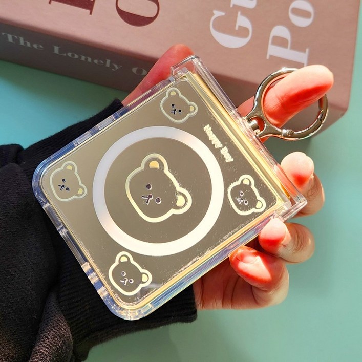 갤럭시Z플립 5 6 7 7FE 감성 디자인 힌지커버 핑거링 미러 맥세이프 케이스