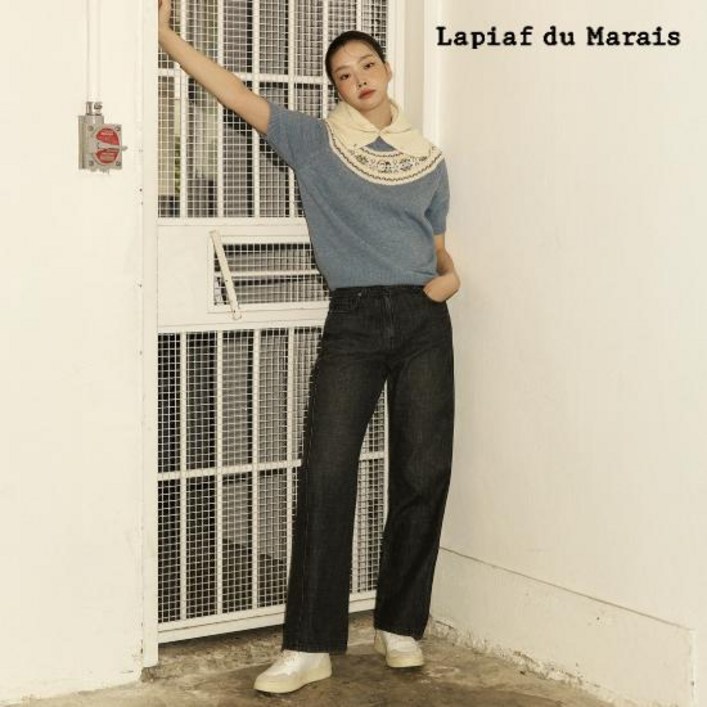 라삐아프 25FW 프론트심 벌룬핏 데님 2종