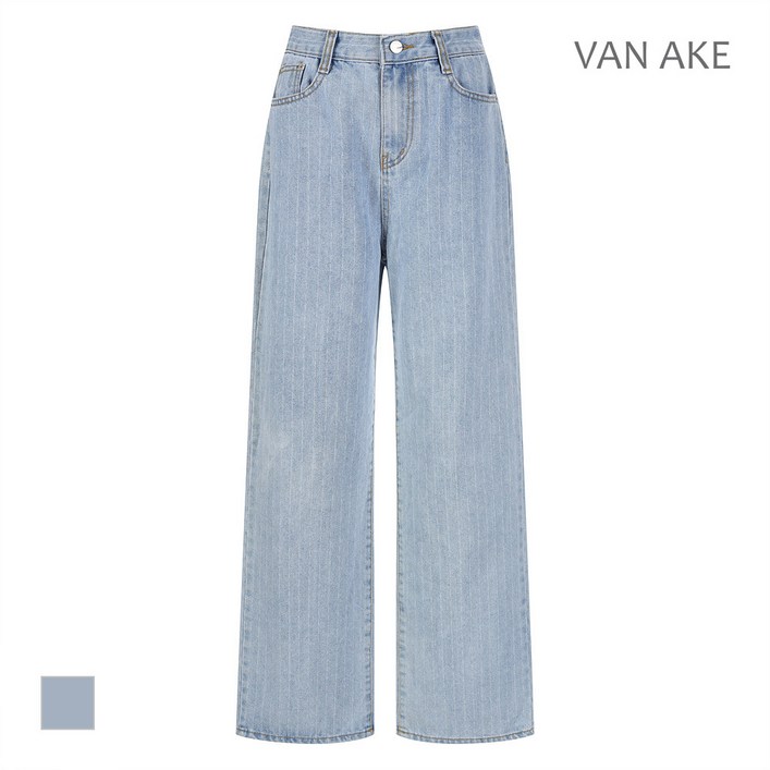 반에이크 스트라이프 데님팬츠VB44DLQ402T