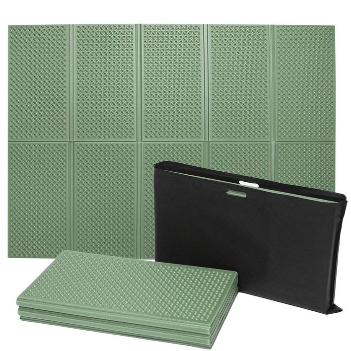 쿠셔니 캠핑매트 2단 엠보싱 발포매트 차박매트   보관가방 중형 200cmx140cm 2인용