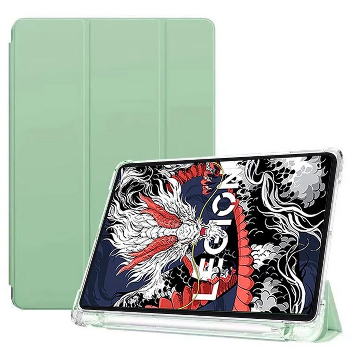 Lenovo Legion Y700 2025 2023 케이스 연필 홀더 포함 접이식 스탠드 TPU 백 태블릿 Lenovo Y700 2nd 3rd Gen 케이스 8.8 인치