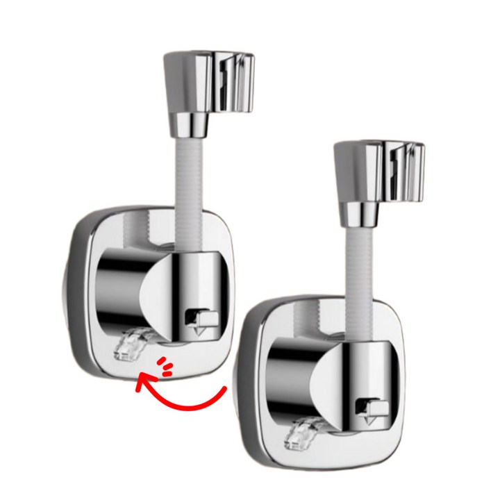 일상채움 이중 흡착식 초강력 무타공 샤워기 거치대