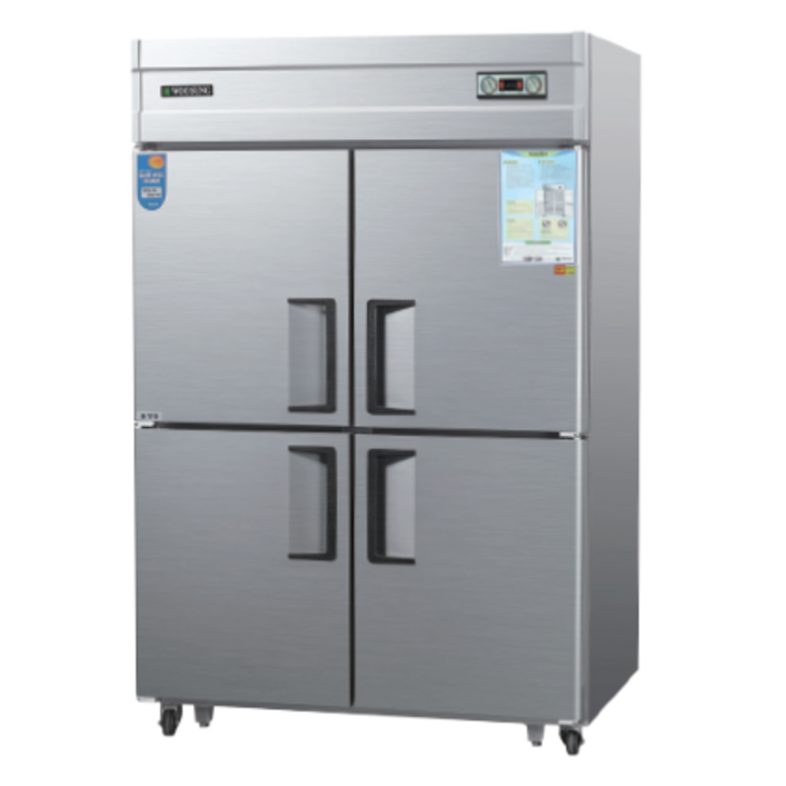 우성 업소용냉장 냉동고 우성기업 직냉식 45박스 냉장2칸 냉동2칸 CWS1242RF, 아날로그올스텐