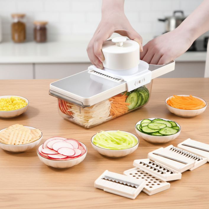 루이나인 만능 채칼 스텐 304 슬라이서 세트 양배추 감자 당근