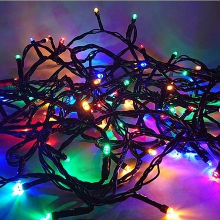 검정선 세트 LED 은하수전구 100구  전원케이블 SET 크리스마스 조명 전구