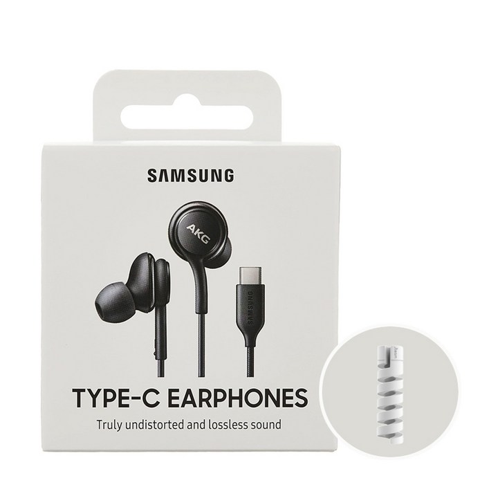 삼성정품 C타입 유선이어폰케이블보호캡 AKG 인이어 노트북 줄이어폰 갤럭시 S25 S24 S23호환