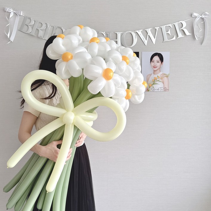 풍선꽃다발 요술 풍선꽃 만들기 세트 DIY 튤립 데이지