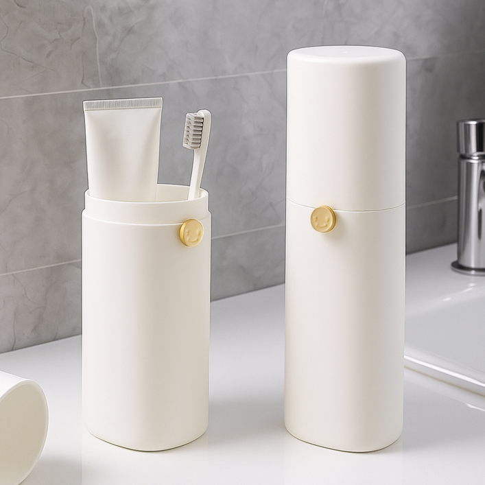 텔럽 모던 휴대용 칫솔 케이스 물빠짐 잠금기능 냄새없는