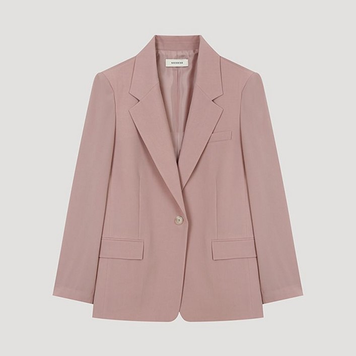 쉬즈미스 레터링 싱글 원버튼 자켓 SWWJKO22010 LP