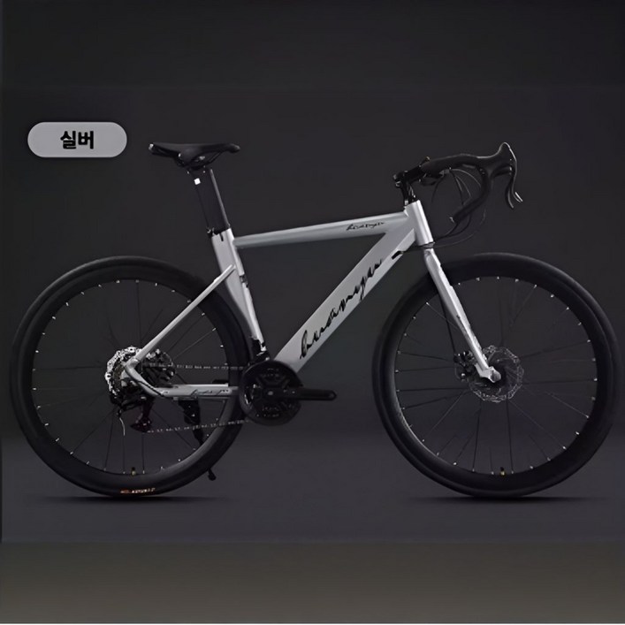 에키레 프리미엄 로드자전거 로드바이크 MTB자전거 사이클 싸이클자전거 중급로드바이크 700c, 1개, 175cm, 티타늄 실버 16단