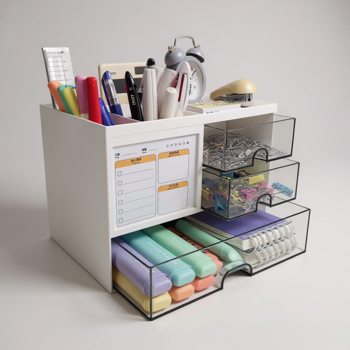 그린트리 책상 수납 사무용품 연필꽂이 정리함