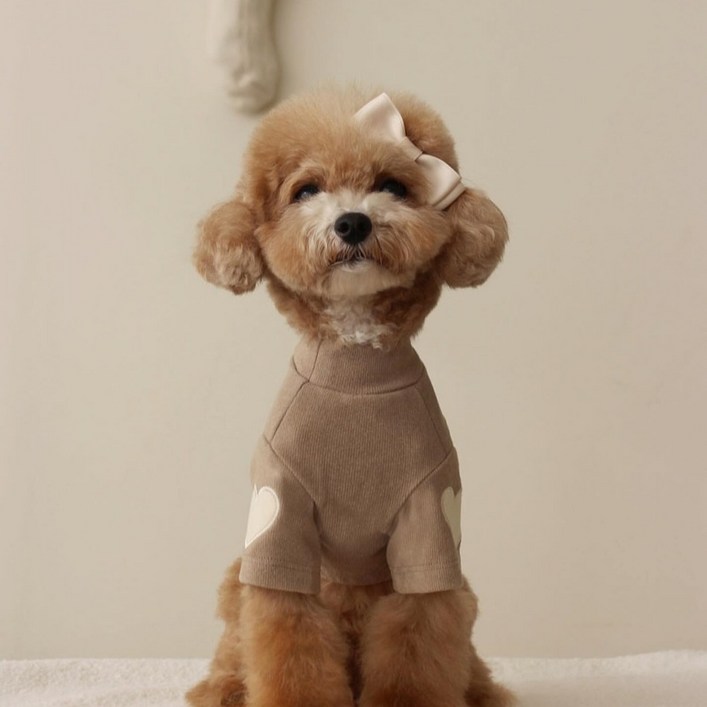 마이둡 강아지 해피하트 티셔츠 마이둡 강아지 해피하트 티셔츠