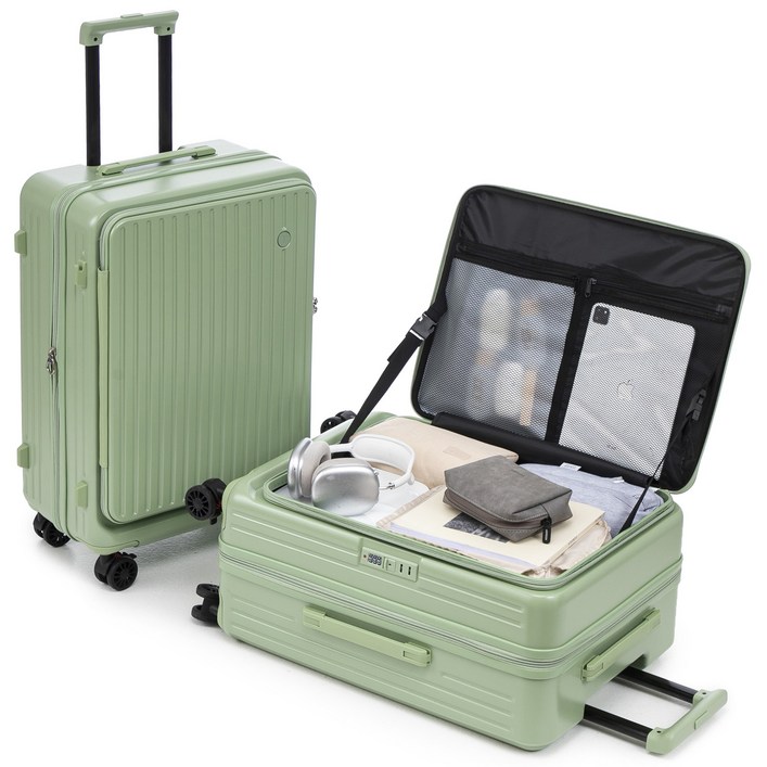 HEZO 전면 오픈 기내용 여행 캐리어 확장형 대용량 20인치 24인치 28인치