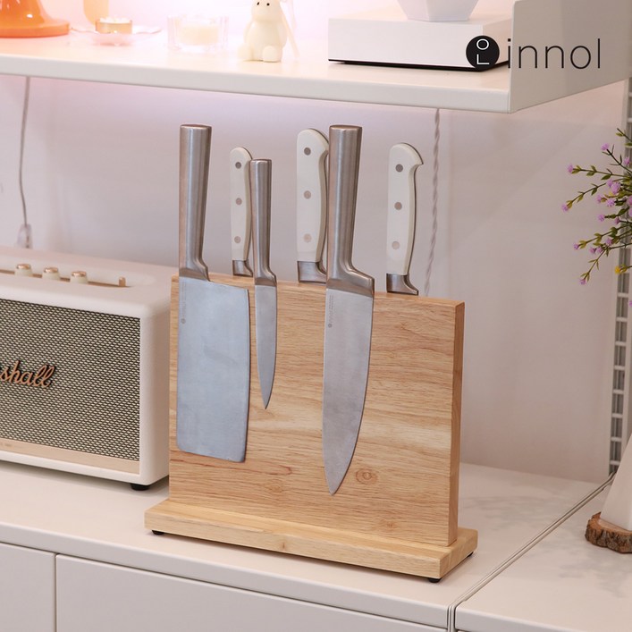 이놀 wood 자석 칼걸이 2세대 거치대 주방 칼 꽂이 보관, 1개, 우드 이놀 wood 자석 칼걸이 2세대 거치대 주방 칼 꽂이 보관, 1개, 우드