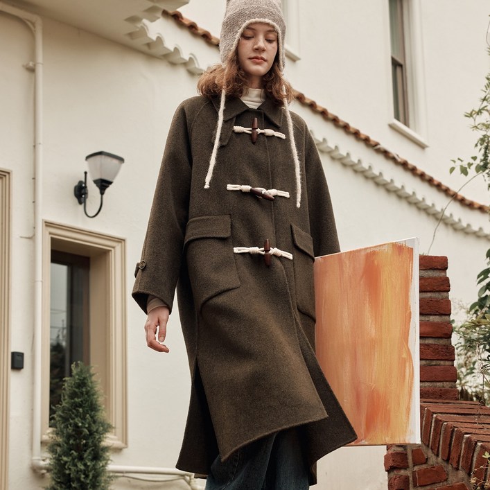 캐시미어 더플 코트