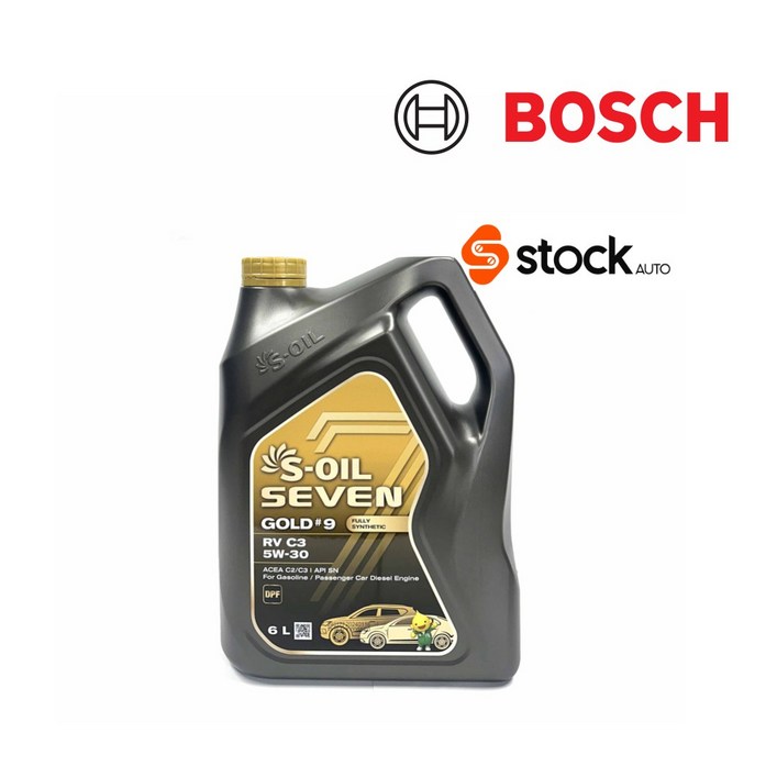 렉스턴스포츠칸 2.2 디젤 S-OIL 엔진오일 6리터 보쉬